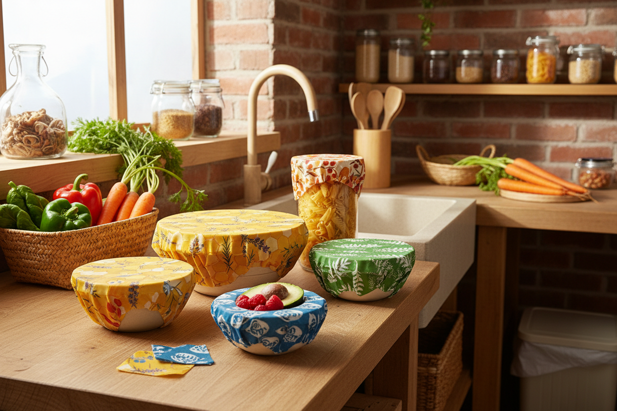 beeswax food wraps eco friendly kitchen storage