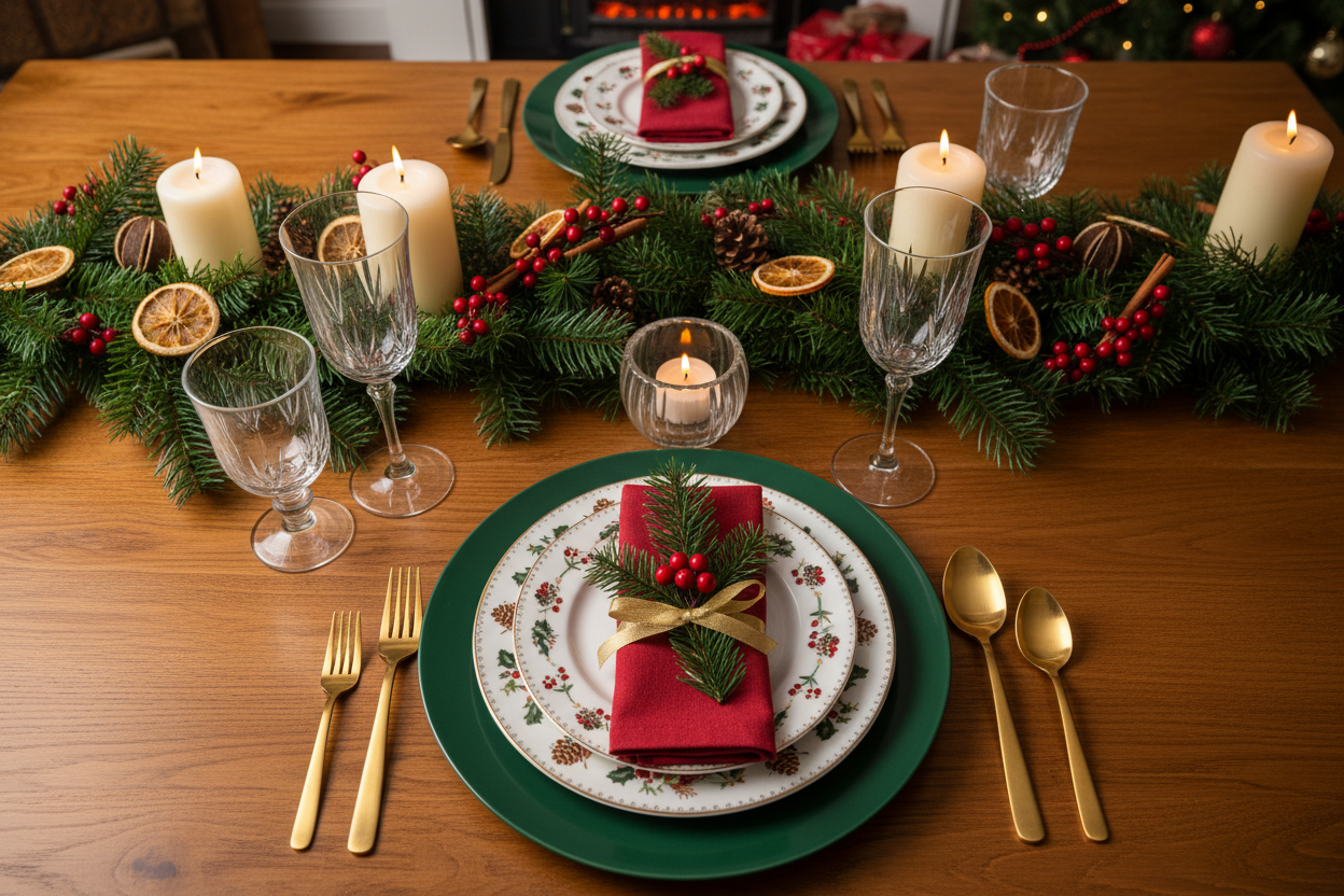 Christmas tableware for easy holiday entertaining