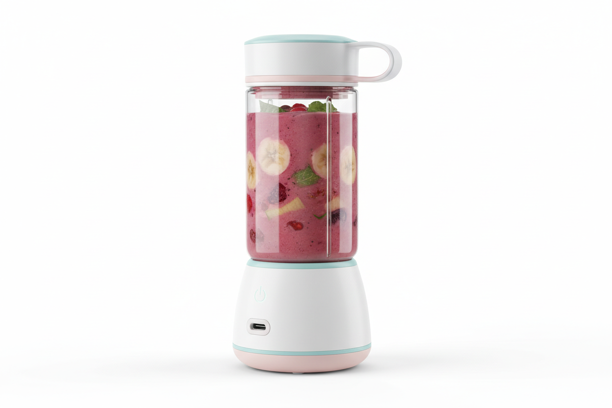 compact rechargeable portable blender for smoothies and shakes