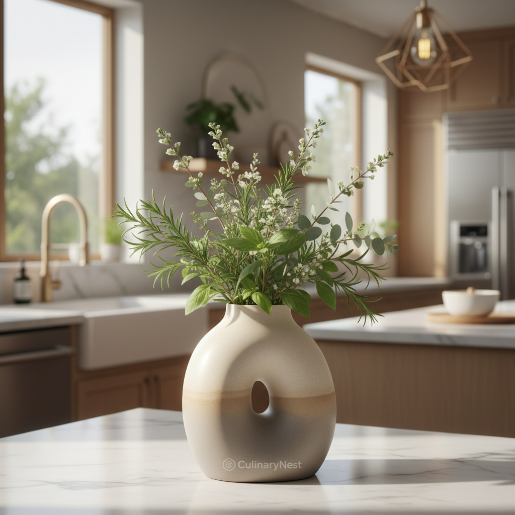 Kitchen vase decor by CulinaryNest – stylish home accent