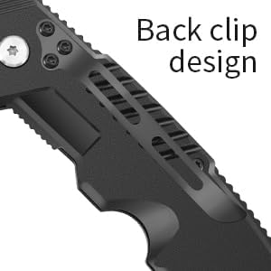 Tactical Folding Knife, 4-Pack, 4.3 Inch, EDC Outdoor Camping, Security Lock, Pocket Clip (4)