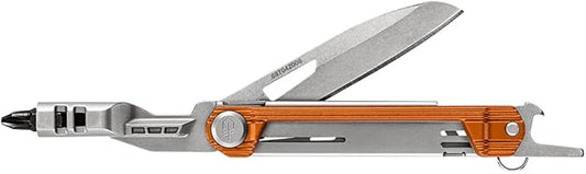 Gerber Gear Armbar Slim Drive Pocket Knife EDC Multitool with Screwdriver, Bottle Opener, Burnt Orange