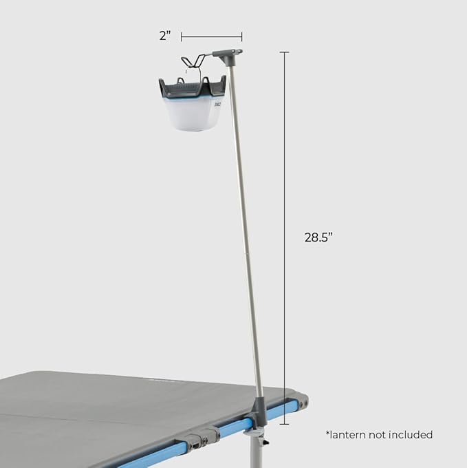 CORE Lantern Holder | Fits The CORE 4 Foot Outdoor FlexRail Camp & Cook Table | Portable for Beach, Picnic, Backyards, BBQ, Tailgate, Patio, and Party