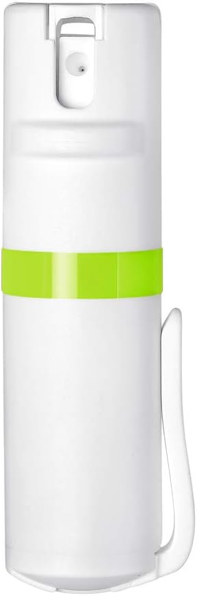 POM Pepper Spray Pocket Clip, Quick Flip Top Safety, Maximum Strength OC Formula with UV Marking Dye, Safe Compact and Tactical Design for Everyday Carry, 25 Bursts, 10 ft Range, 0.5 fl oz