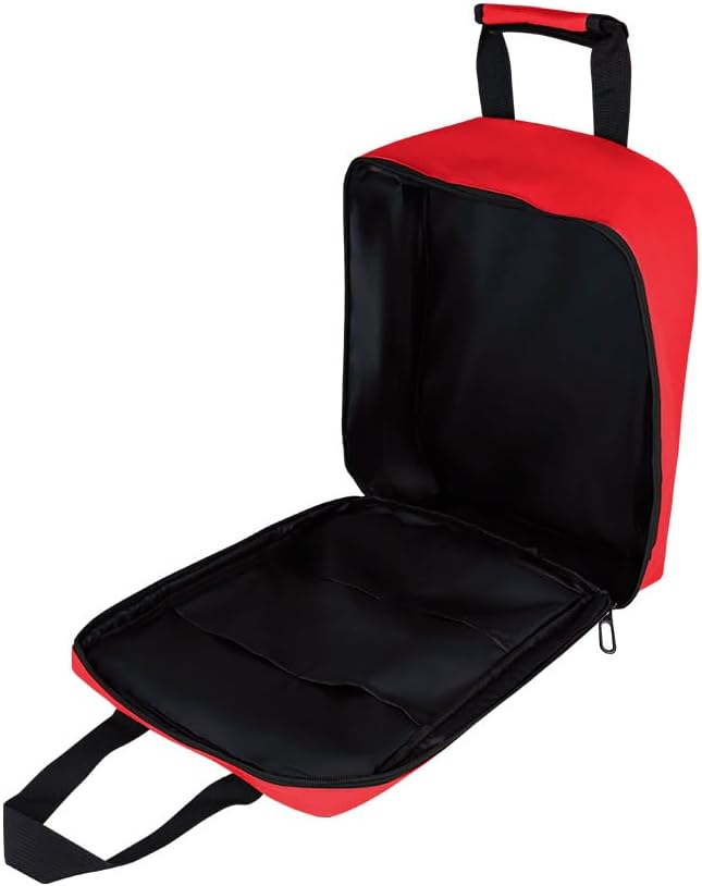 Red Emergency Bag First Aid Backpack Empty Medical First Aid Treatment First Responder Trauma Bags for Camping Cycling Outings Daycare