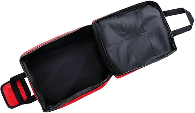 Red Emergency Bag First Aid Backpack Empty Medical First Aid Treatment First Responder Trauma Bags for Camping Cycling Outings Daycare