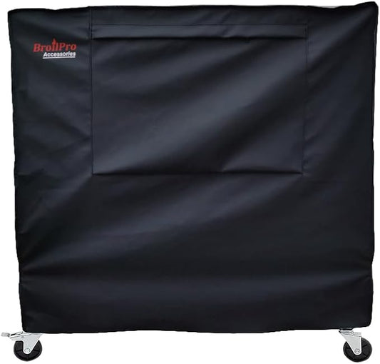 Waterproof 80-100 Qt Rolling Cooler Cart Cover Fits Most Patio Ice Chest Party Cooler Upto 43L x 22W x 32H inch-Black