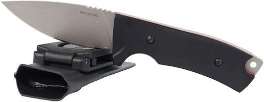 MASALONG Kni220 Survival Straight knife blade vg10 tactical fixed blade knife with sheath For camping hunting army (white)