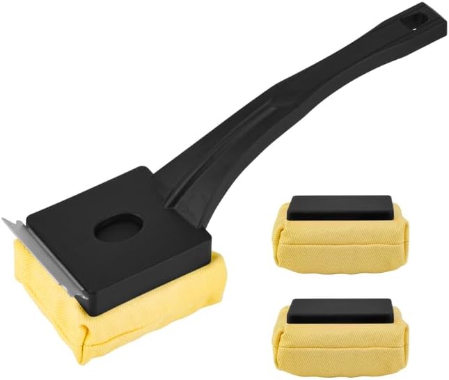 Grill Brush Bristle-Free – Steam Cleaning – Includes 2 Extra Brush Head – Heavy-Duty Barbecue Scraper