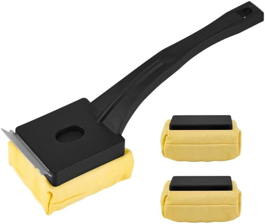 Grill Brush Bristle-Free – Steam Cleaning – Includes 2 Extra Brush Head – Heavy-Duty Barbecue Scraper