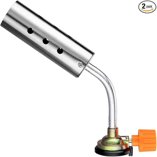 Butane torch, kitchen cooking torch, barbecue and welding, can be used in 360 ° reverse direction, adjustable flame, suitable for barbecue, baking, jewelry, welding, etc. （Butane is not included） (2)