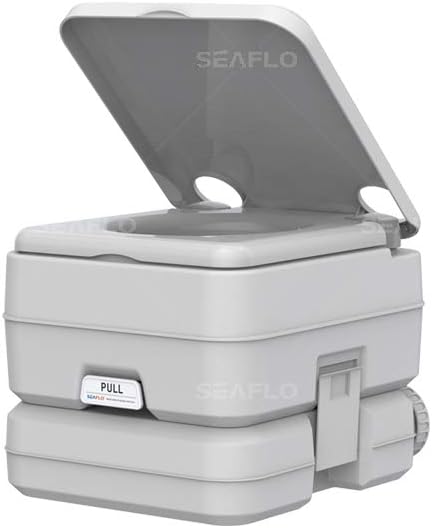 SEAFLO Portable Toilet for Marine, RV, Camping and Boat (2.6 Gallon)