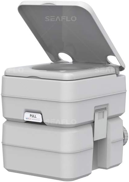 SEAFLO Portable Toilet for Marine, RV, Camping and Boat (5.3 Gallon)