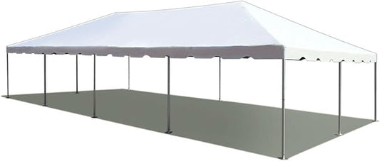 Party Tents DIRECT 20' x 40' Weekender West Coast Frame Style Party Tent | White PVC Top | for Weddings, Graduations, and Events