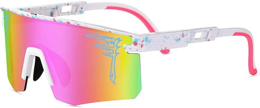 Two Sizes Baseball Sunglasses For Adults and Youth Boys Girls Kids UV400 Men Women Outdoor Sports Sun Glasses