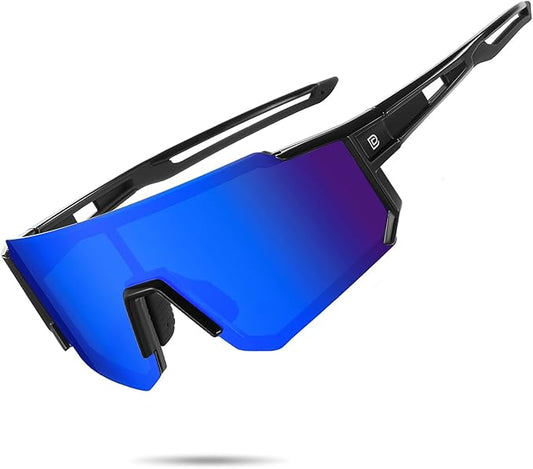 DUCO Polarized Sports Sunglasses for Men Women UV400 Protection Baseball Cycling Running Fishing Sunglasses DC0068