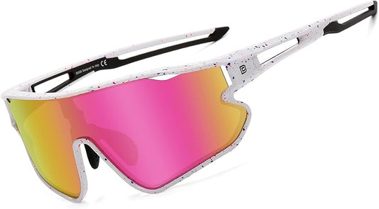 DUCO Sports Polarized Sunglasses for Men Women Running Sunglasses Fishing Cycling Baseball Glasses UV400 Protection DC0023