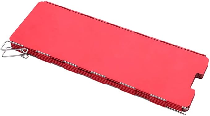 EVTSCAN 8 Plate Folding Outdoor Stove Windscreen Foldable Stove Windshield Outdoor Camping Accessory Cooking Gas Wind Shield