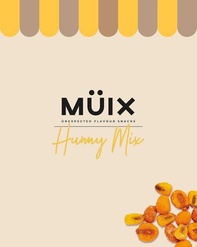 Müix Snacks, Special Flavor Trail Mix, Honey Mix, Mix Snacks (XL Corn, TexMex Peanut, Honey Corn and Peanut) - 2.3 Ounce Bags (Pack of 16 Bags)
