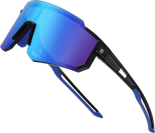 DUCO Polarized Sports Sunglasses for Men Women UV400 Protection Baseball Cycling Running Fishing Sunglasses DC0068