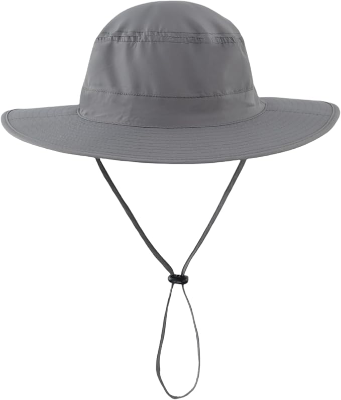 Home Prefer UPF50 Mens Sun Hat with Neck Flap Quick Dry UV Protection Cap Womens Wide Brim Fishing Hat Neck Flap Beach Garden
