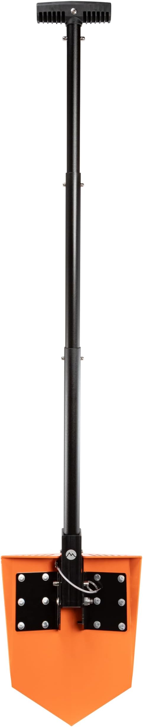DMOS Delta Shovel - Collapsible Heavy-Duty Steel Folding Shovel for Camping, Overlanding, Survival, Military, Hunting, & Off-Road Use - Signal Orange - Pro
