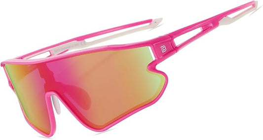 DUCO Sports Polarized Sunglasses for Men Women Running Sunglasses Fishing Cycling Baseball Glasses UV400 Protection DC0023