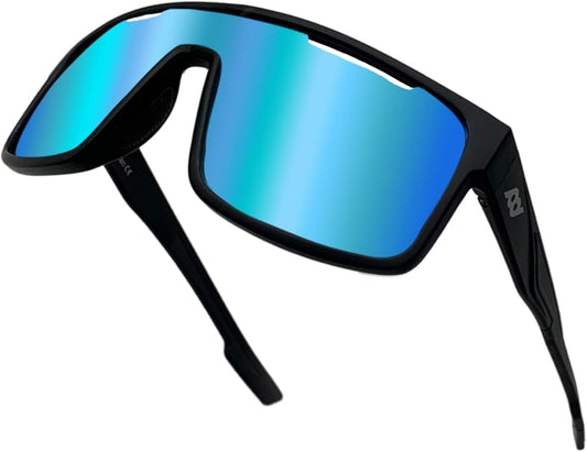 Outdoor Sports Polarized wrap around Cycling Sunglasses for Men & Women TR90 Frame UV Protection for fishing