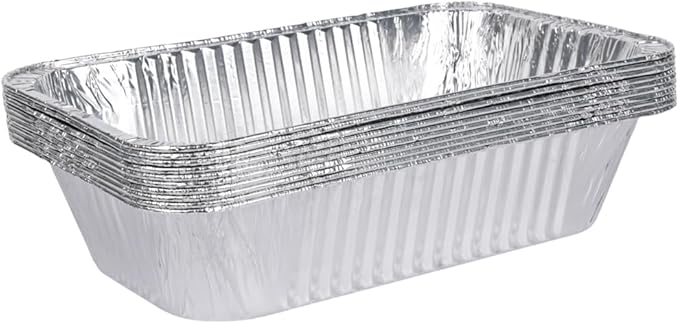 Drip Pans for Char Broil the Big Easy Oil-less Turkey Fryer 2425514W12, Disposable Heavy Duty Aluminum Foil Grease Tray Liner for Charbroil Grill, 10 Pack