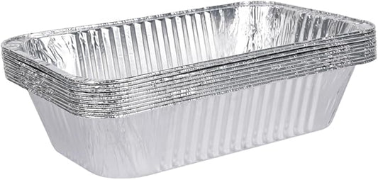 Drip Pans for Char Broil the Big Easy Oil-less Turkey Fryer 2425514W12, Disposable Heavy Duty Aluminum Foil Grease Tray Liner for Charbroil Grill, 10 Pack