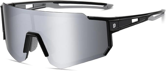 DUCO Polarized Sports Sunglasses for Men Women UV400 Protection Baseball Cycling Running Fishing Sunglasses DC0068