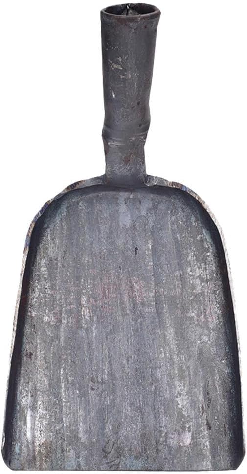 Steel Fireplace Ash Shovel, BBQ Charcoal Shovel Small Compact Coal Scoop Cleaning Flat Scooping Spade for Kitchen Sand Stove Garden Supplies Outdoor Indoor (4.3 * 7.8“)