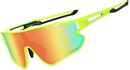 DUCO Sports Polarized Sunglasses for Men Women Running Sunglasses Fishing Cycling Baseball Glasses UV400 Protection DC0023