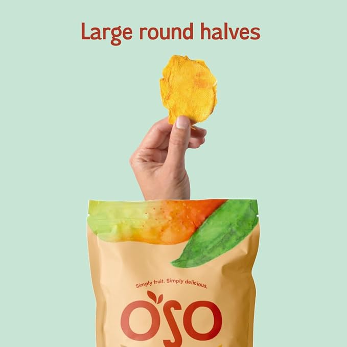 Oso Snacks Dried Mango Bundle | Big Bag + Snack Size (23oz + 1oz) | No Sugar Added | No Preservatives | 100% Fruit | No GMO | Simply Fruit. Simply Delicious.