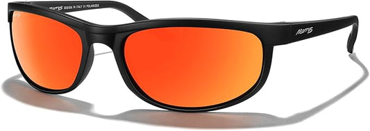MERRY'S Wrap Around Sport Polarized Sunglasses for Men Women Driving Fishing Cycling Running UV400 Protection S3027
