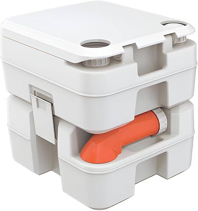 SEAFLO 5.3 Gal Multifunctional Portable Toilet | Large Capacity for Camping, RV, Boats, and More