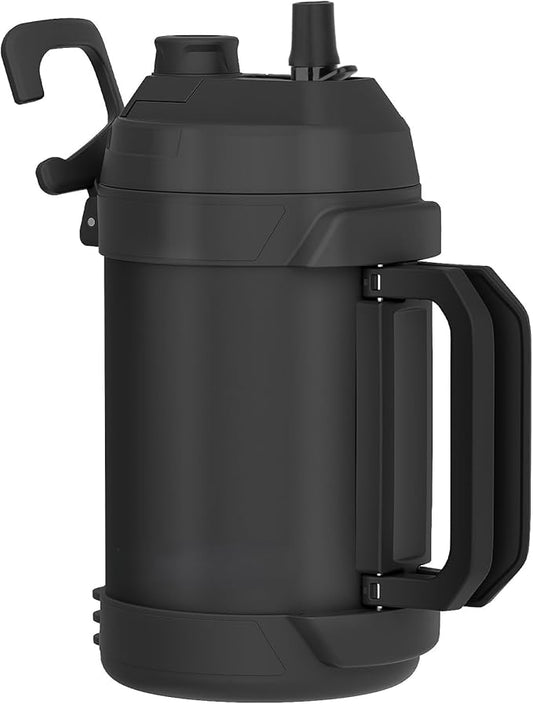 1 gallon water jug, 128 oz Large Insulated Stainless Steel Sports Water Jug, Large Triple Wall Vacuum Insulation Water Bottle-Keeps Cold up to 48 Hrs-Sweat Proof, for Gym, Hiking & Camping