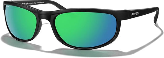 MERRY'S Wrap Around Sport Polarized Sunglasses for Men Women Driving Fishing Cycling Running UV400 Protection S3027