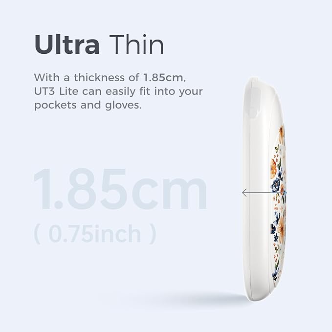 OCOOPA Magnetic Rechargeable Hand Warmers 2 Pack, Ultrathin Electric Handwarmers, Portable Pocket-Sized Heater, for Men, Women Purse Must Haves, Union UT3 Lite