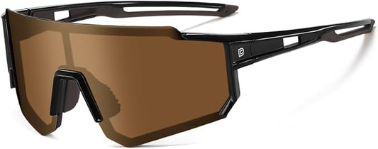DUCO Polarized Sports Sunglasses for Men Women UV400 Protection Baseball Cycling Running Fishing Sunglasses DC0068