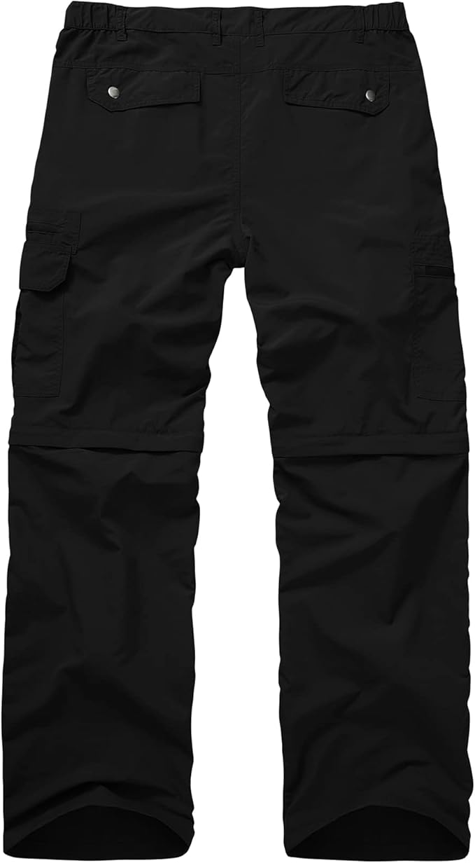 Fishing Hiking Pants for Men, Waterproof Convertible Quick Dry Pants for Wading, Lightweight Breathable