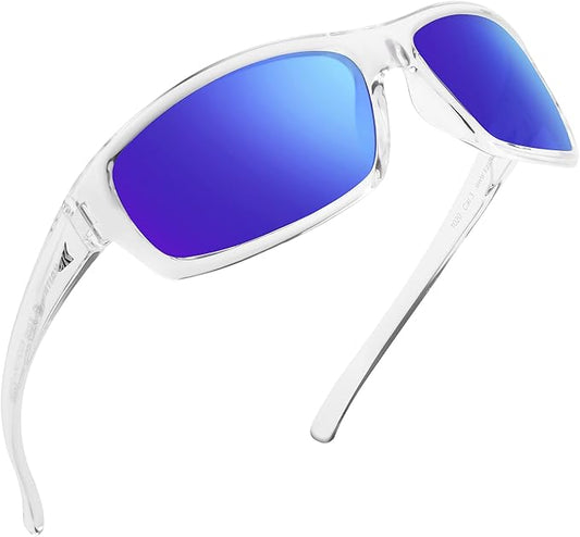 KastKing Kateel Polarized Sport Sunglasses for Men and Women, Ideal for Driving Fishing Cycling and Running,UV Protection