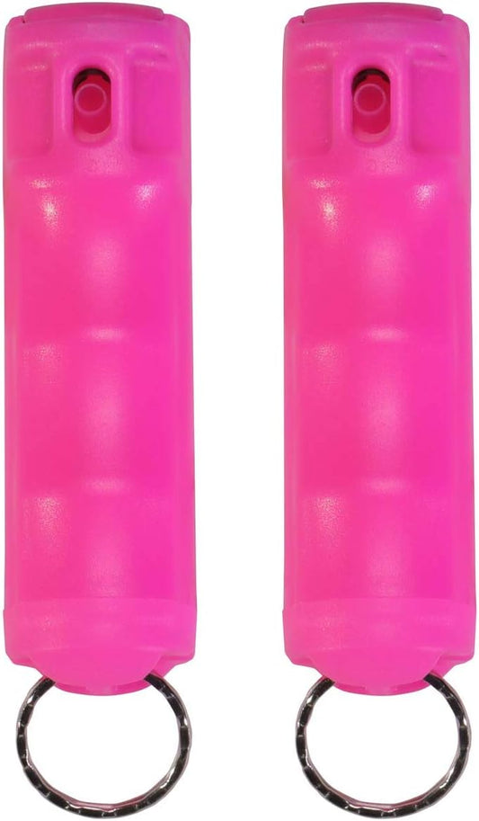 Zarc Vexor Police Strength Pepper Spray, Flip-Top Finger Grip Design for Quick Access, Delivers 20+ Powerful Bursts, Two Pack