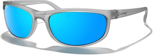 MERRY'S Wrap Around Sport Polarized Sunglasses for Men Women Driving Fishing Cycling Running UV400 Protection S3027