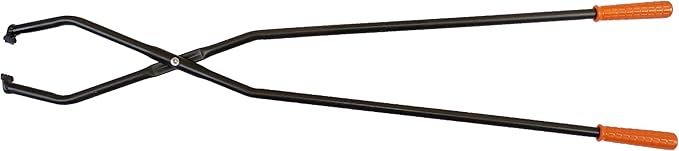 TAFIEDA Fireplace Tongs Log Grabber. 40 Inches Heavy Duty Fire Pit Tongs Log Grabber. Upgraded Fire Tong For Indoor & Outdoor Fireplace Fire Pit Camping Fire Wood Stove.