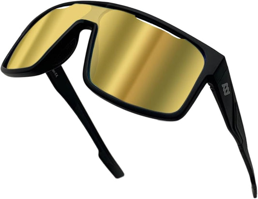 Outdoor Sports Polarized wrap around Cycling Sunglasses for Men & Women TR90 Frame UV Protection for fishing