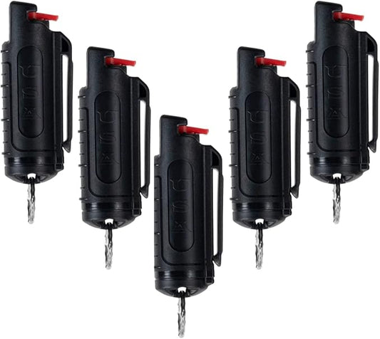 Police Magnum Bulk Pepper Spray Keychain Self Defense- Tactical Maximum Strength- Belt Clip Safety Key Chains for Women & Men- Made in The USA
