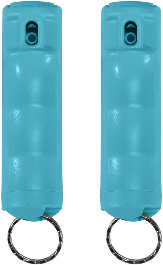 Zarc Vexor Police Strength Pepper Spray, Flip-Top Finger Grip Design for Quick Access, Delivers 20+ Powerful Bursts, Two Pack