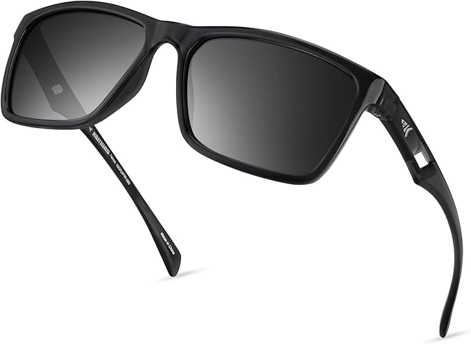 KastKing FlatRock Polarized Sport Sunglasses for Men and Women, Ideal for Driving Fishing Cycling Running, UV Protection