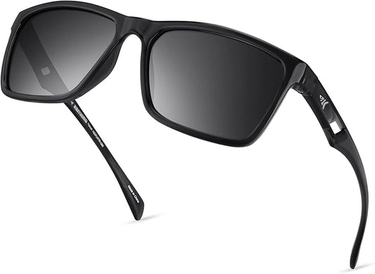 KastKing FlatRock Polarized Sport Sunglasses for Men and Women, Ideal for Driving Fishing Cycling Running, UV Protection